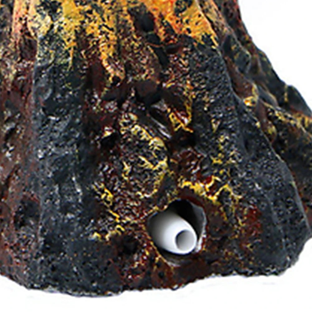 The Lava Bubble — Volcano Bubble Stone Aquarium Ornament 🌋💧