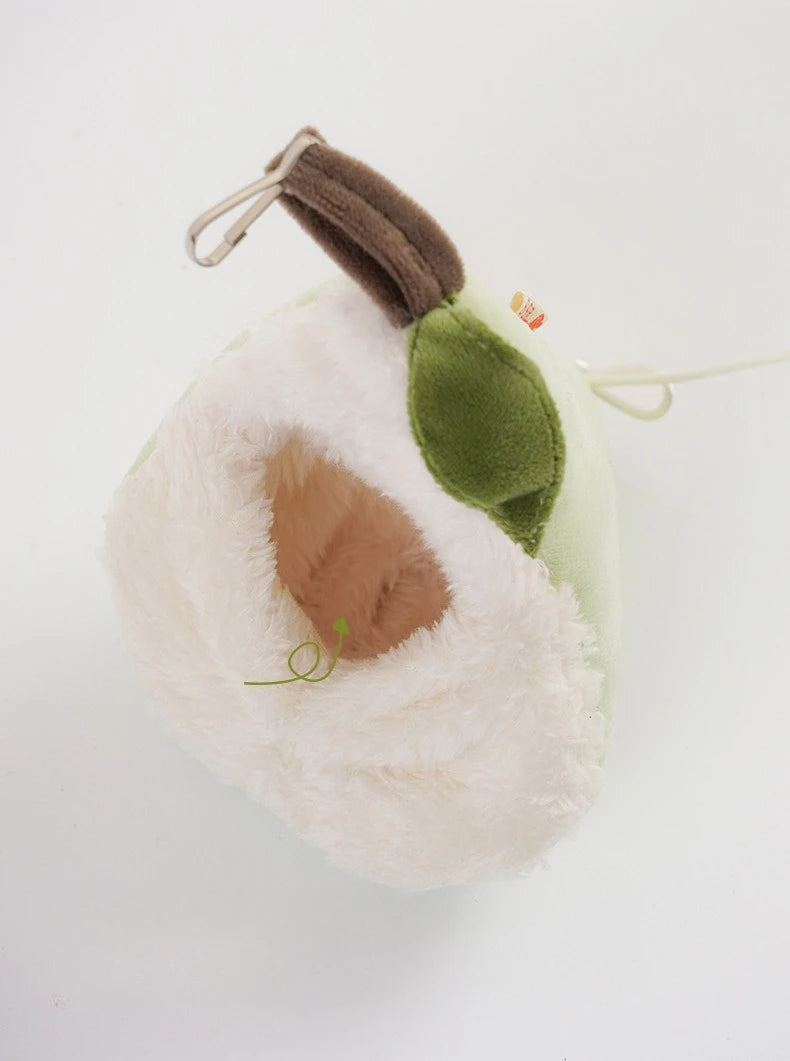 The Snuggle Hammock — Plush Hanging Nest for Hamsters, Parrots & Small Pets 🐹🦜