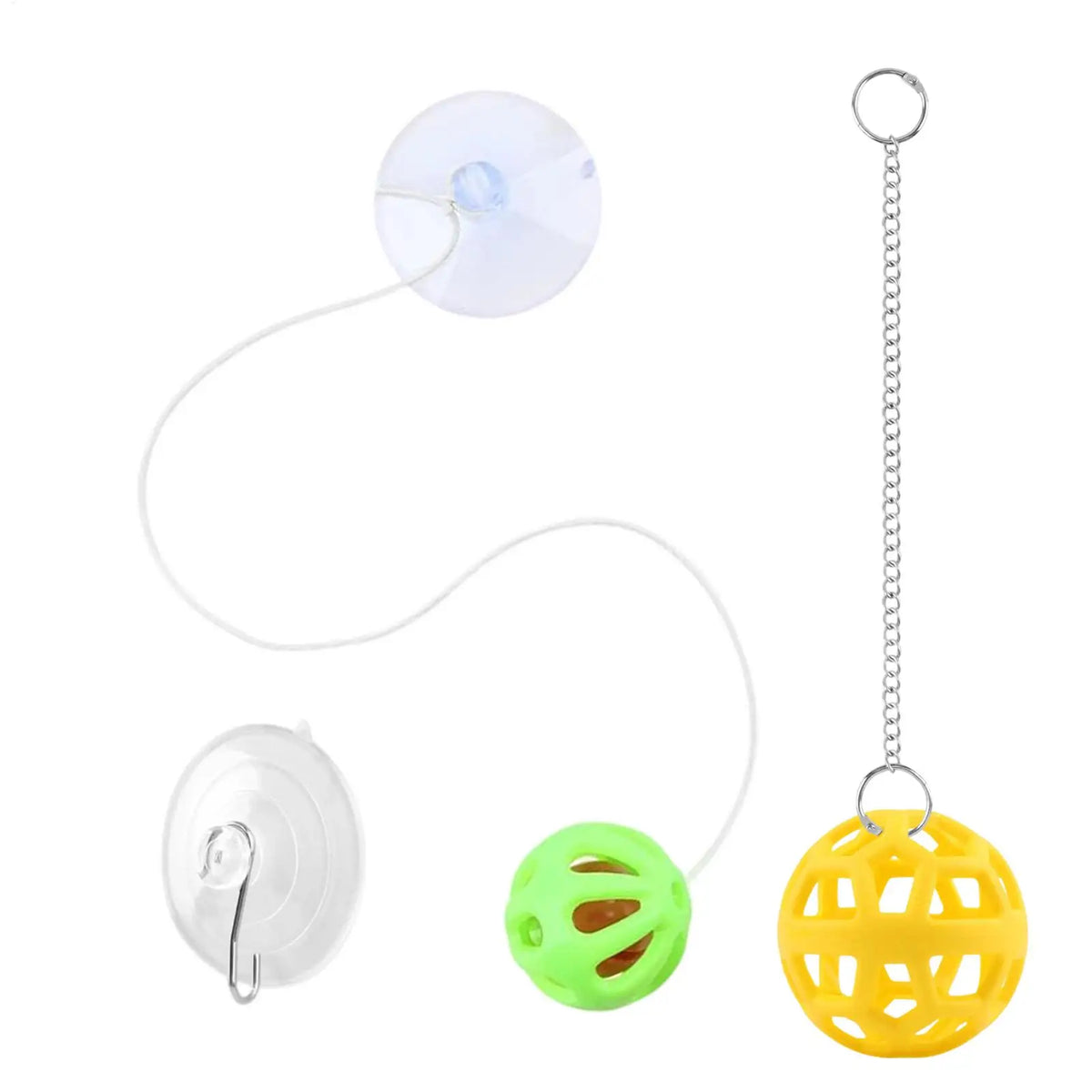 The Dragon Bell Set — Suction Cup Enrichment & Feeding Toy for Bearded Dragons & Geckos 🦎🔔