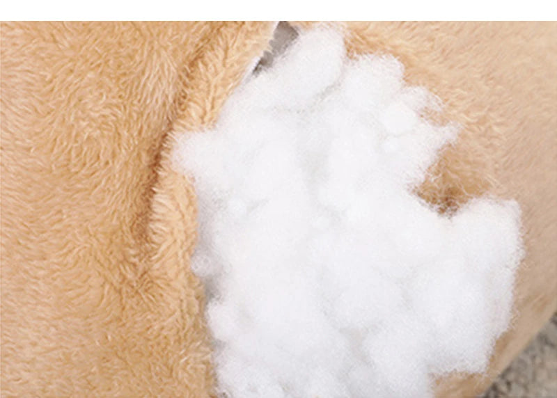 The Bear Hug Bed — Plush Semi-Enclosed Pet Nest for Dogs & Cats Who cuddle in Style 🐾🦎