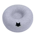 The Donut Den — 2-in-1 Felt Cat Tunnel Bed & Donut Nest for Cats 🐱🍩