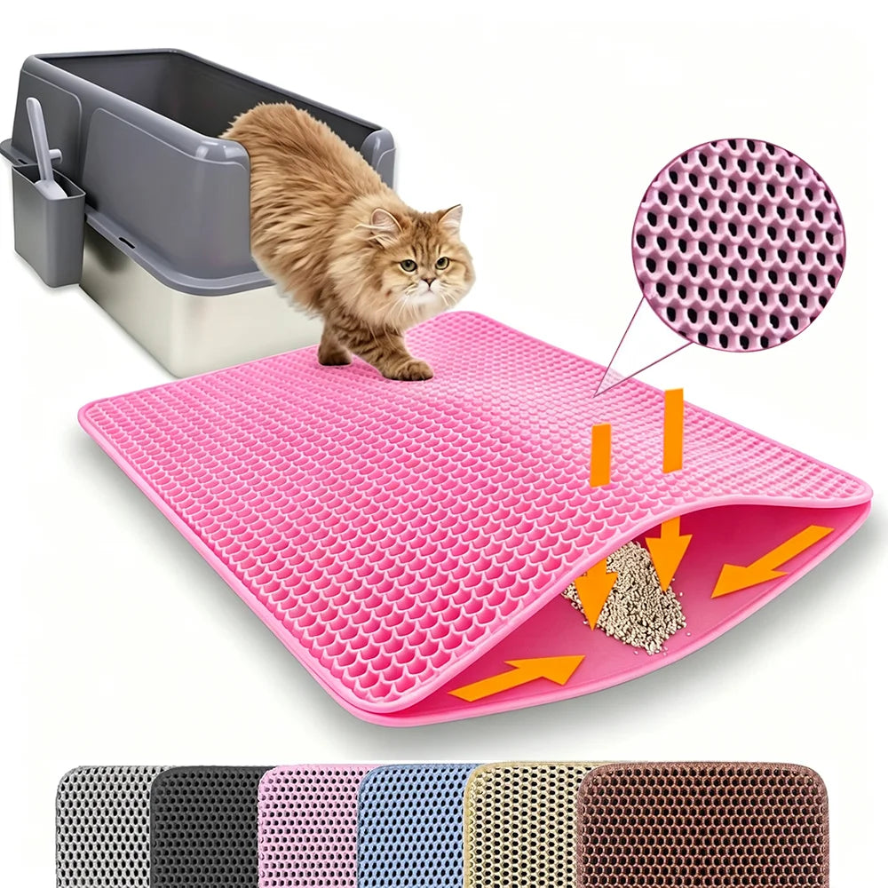 PawGuard Litter Mat 🐈- Keep Your Floors Spotless , Effortlessly.