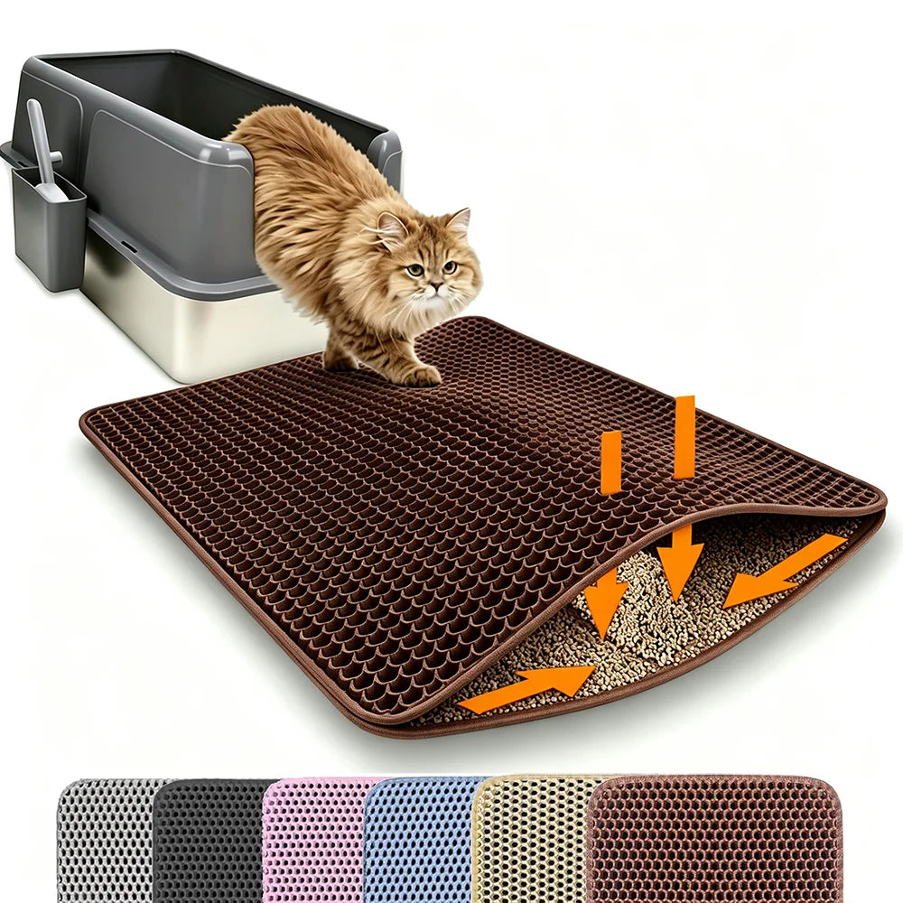 PawGuard Litter Mat 🐈- Keep Your Floors Spotless , Effortlessly.