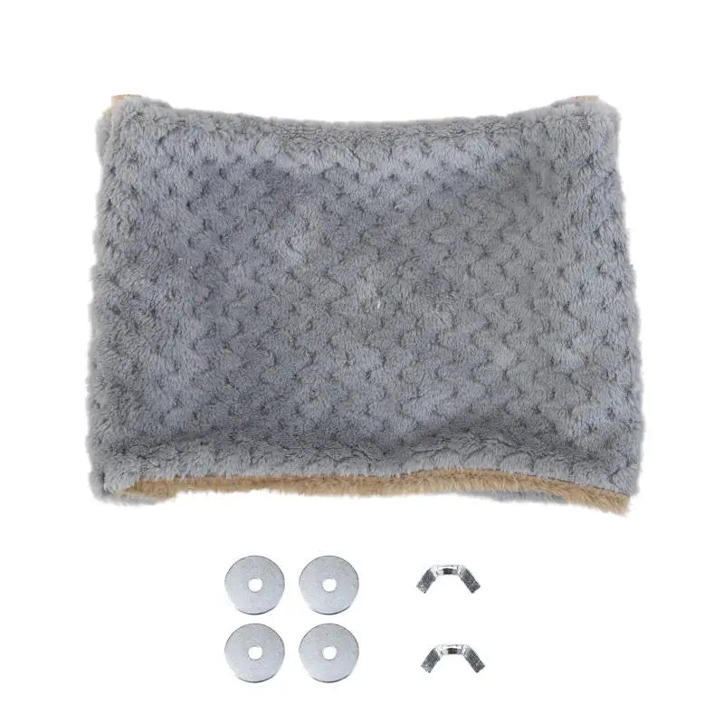 The Snuggle Sack — Plush Hanging Hammock Bed for Small Pets 🐹✨