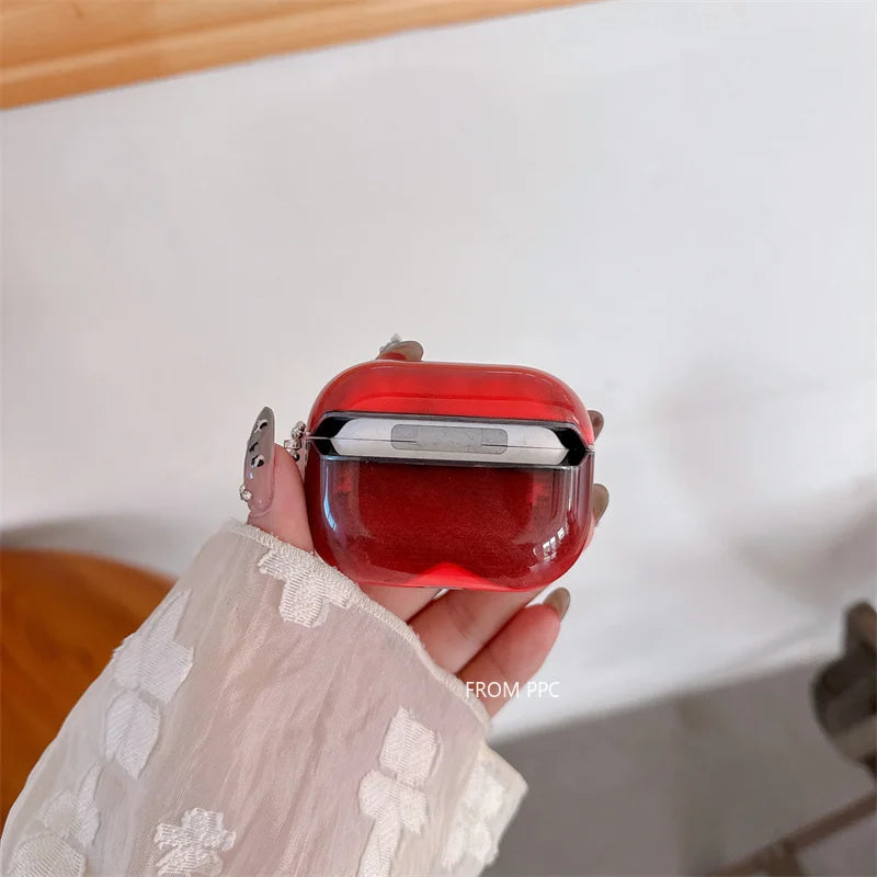The Glow Pod — Luminous Quicksand AirPods Case That Moves With You ✨
