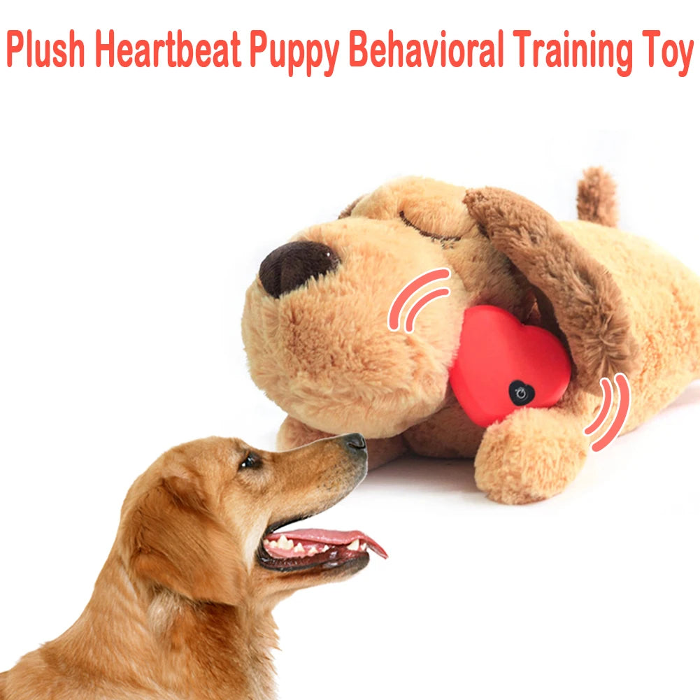 The Heartbeat Buddy — Anxiety Relief Plush Toy for Dogs & Cats 💞