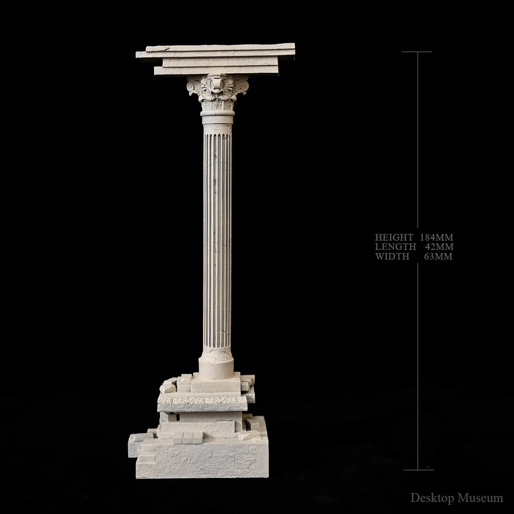 The Roman Reef — Classical Column Aquarium Ornament 🏛️🐠