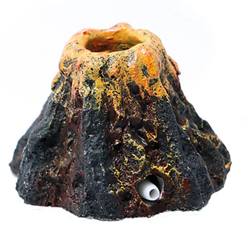 The Lava Bubble — Volcano Bubble Stone Aquarium Ornament 🌋💧