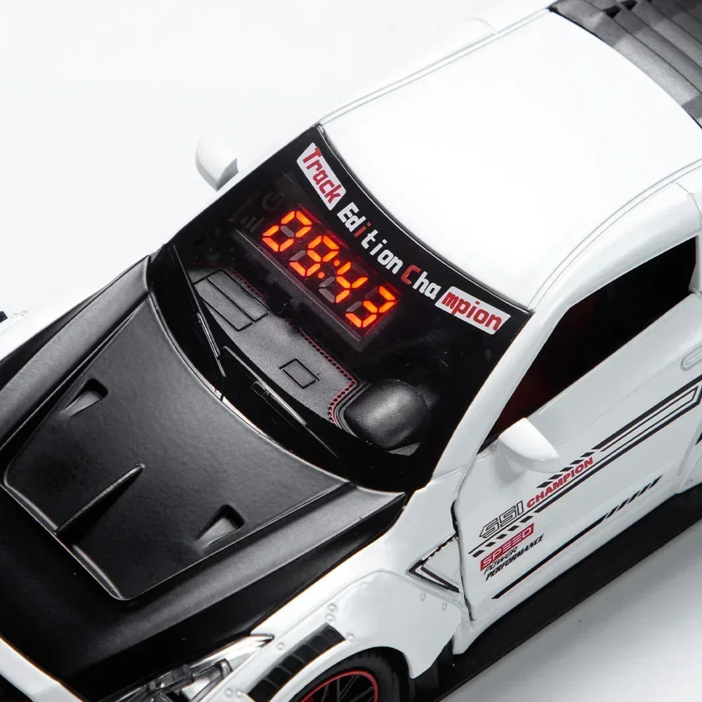 The Wake Up King — Sports Car Alarm Clock With Engine Roar & Mist Sprayer 🚗💨