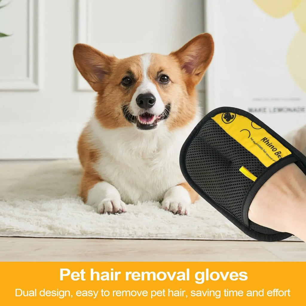 The Fur Fighter Glove — Electrostatic Pet Hair Remover for Sofas, Carpets & Clothes 🐱✨