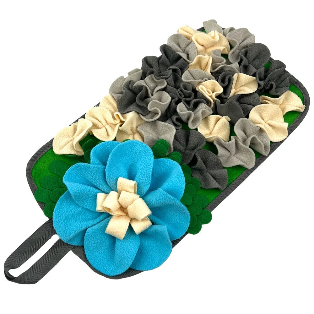 The Bloom Forager — Interactive Floral Feeding Mat for Rabbits, Guinea Pigs & Small Pets 🌸🐇