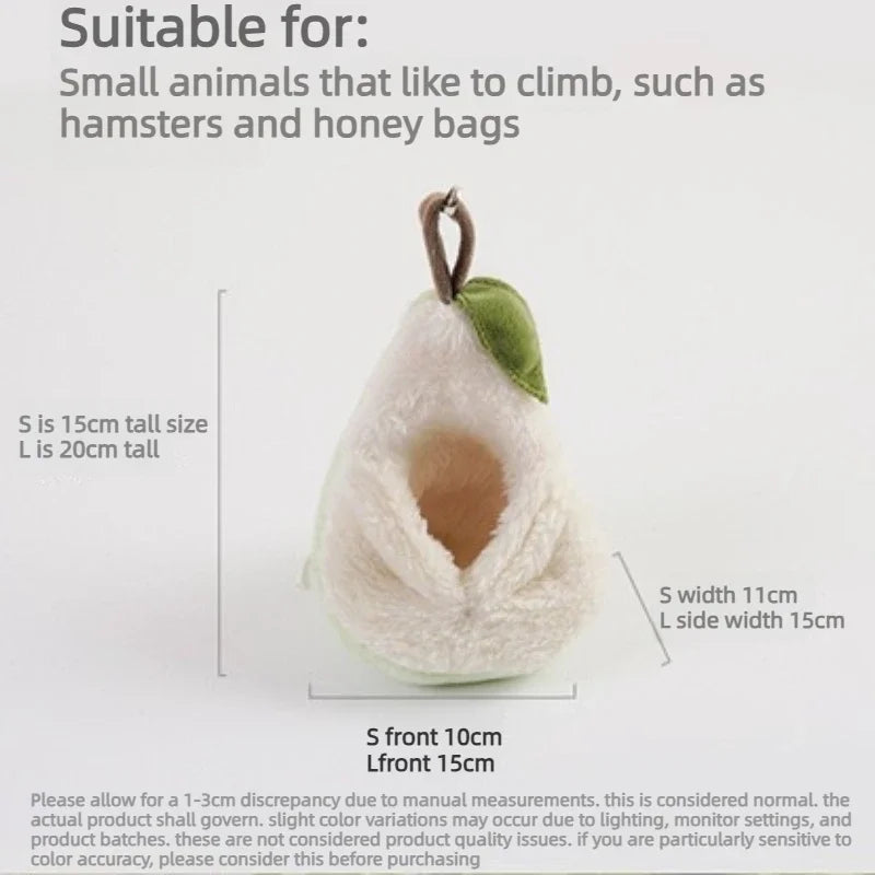 The Snuggle Hammock — Plush Hanging Nest for Hamsters, Parrots & Small Pets 🐹🦜