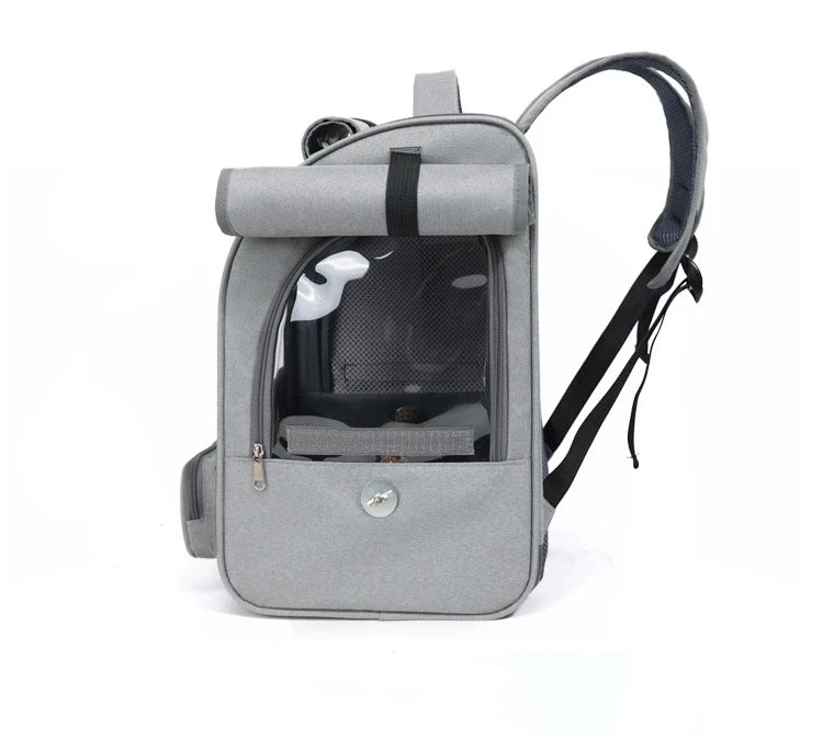 The Wing & Wander — Portable Bird Backpack Carrier with Perch & Tray 🦜✨