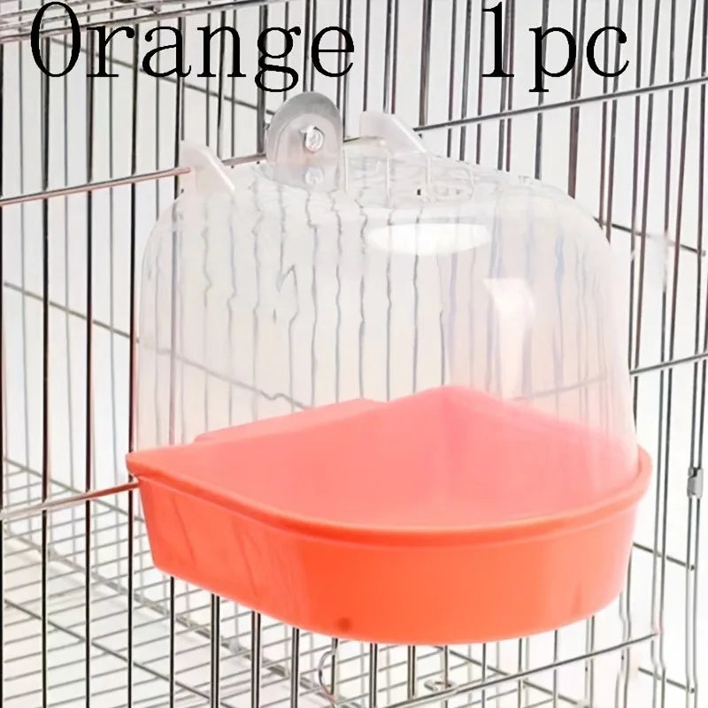 The Splash Suite — Transparent Bird Bath Tub for Parrots & Lovebirds 🦜💧