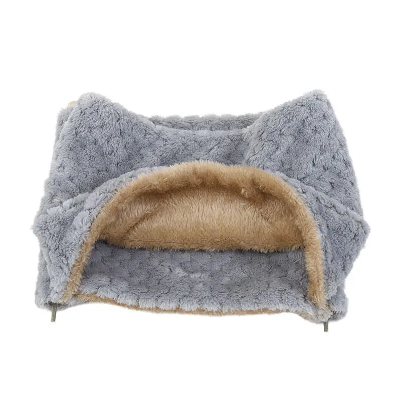 The Snuggle Sack — Plush Hanging Hammock Bed for Small Pets 🐹✨