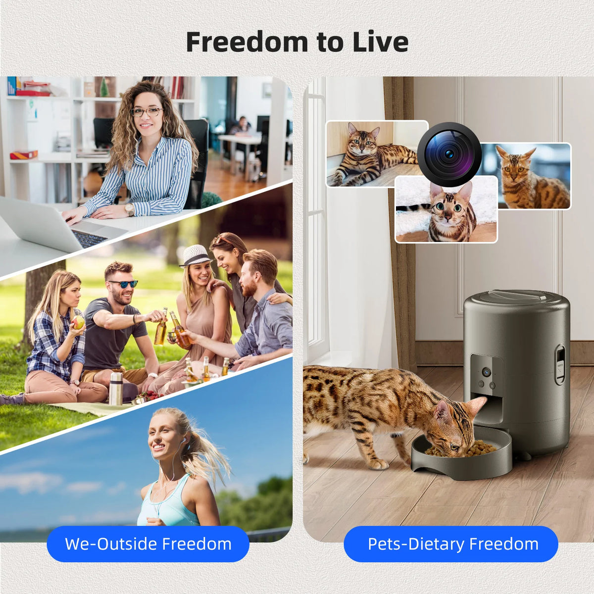 SmartFeed Pro – Feed Them Well. Even When You're Away. 🐾