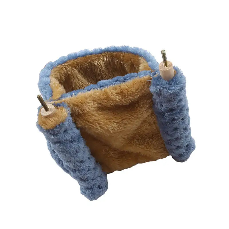 The Snuggle Sack — Plush Hanging Hammock Bed for Small Pets 🐹✨
