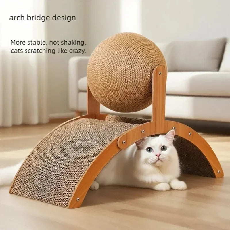 PawPlay Luxe Scratcher 🐱 - Where play meet sophistication