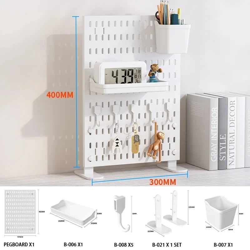 The must Desk Board — No-Drill Desktop Pegboard Organiser for Gaming Rooms & Aesthetic Setups 🎮✨