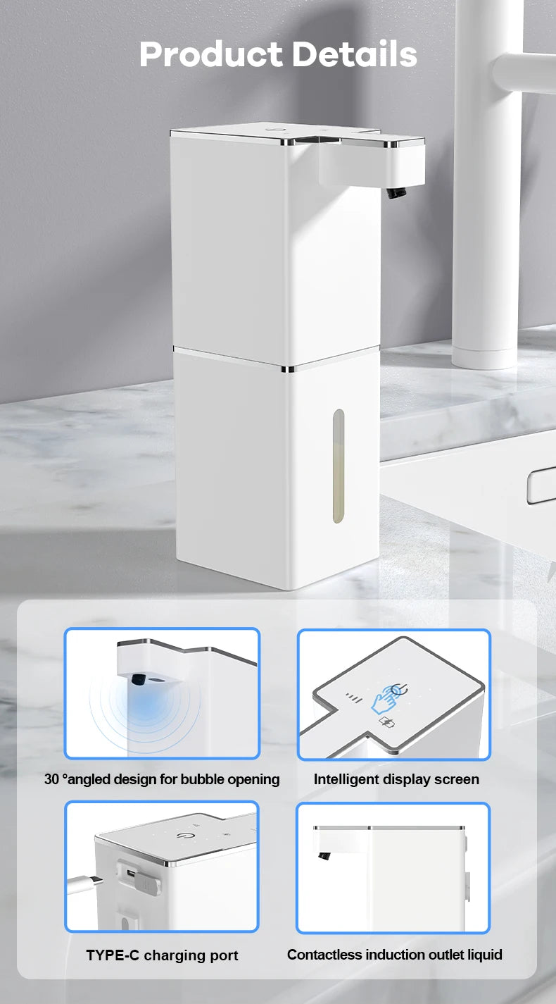 The Clean Queen — Touchless Sensor Soap Dispenser for a Hands-Free Slay 👑🧴