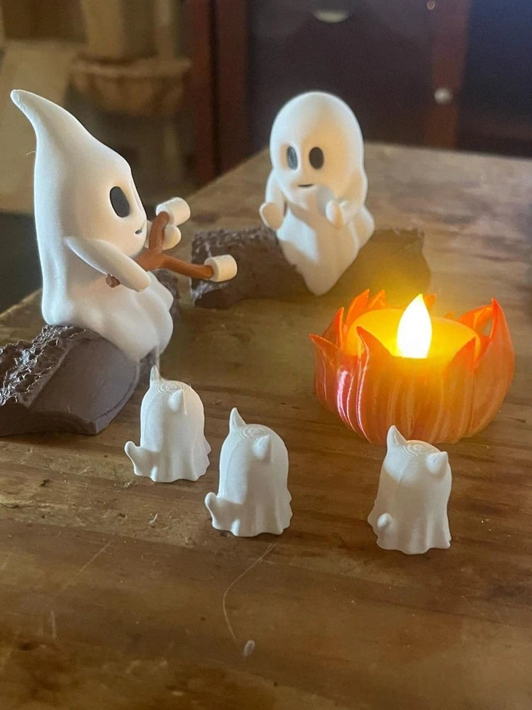 The Haunt Light — Flickering Ghost Campfire That Sets the Vibe 👻🔥
