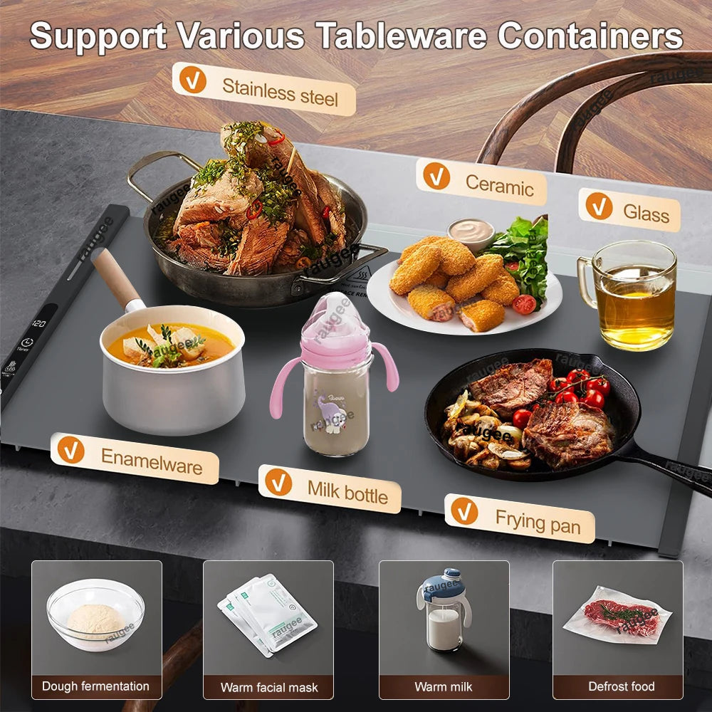 The Hot Plate Diva — Foldable Food Warmer That Keeps Every Meal on Point 🍽️✨