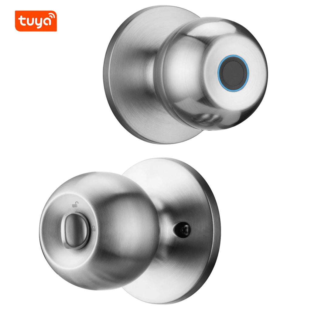 The Smart Entry — Fingerprint Door Lock With Backup Key for Seamless Access 🔐✨