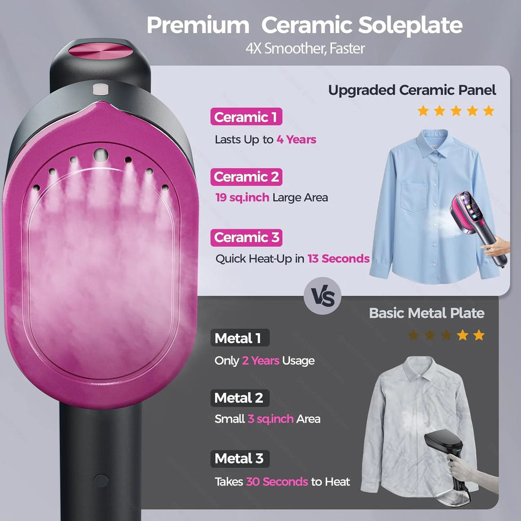 The Crease Killer — Handheld Garment Steamer That Irons Out Every Excuse 👗💨