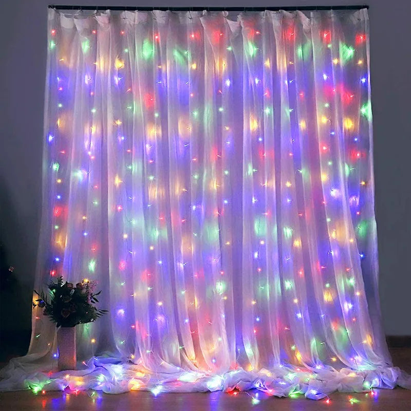 The Curtain of Dreams — USB Fairy Light Curtain Garland With Remote for Instant Ambiance ✨💤