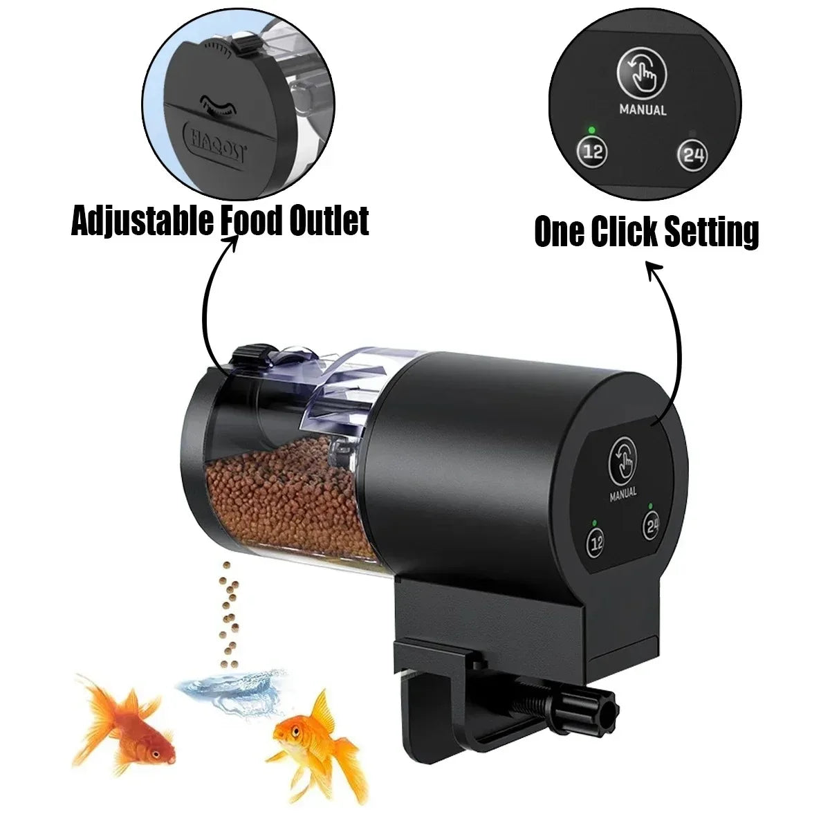 The Auto Feed — Programmable Automatic Fish Feeder for Aquariums 🐟⏰