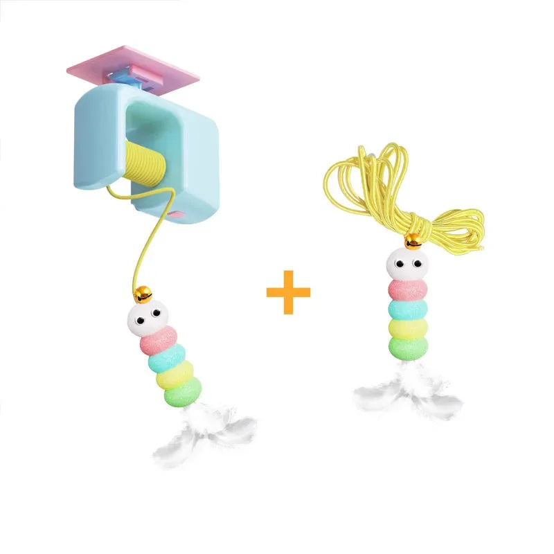 The Pounce Palace — Interactive Electric Cat Toy with Hanging Ball & Surprise Doors 🐱⚡