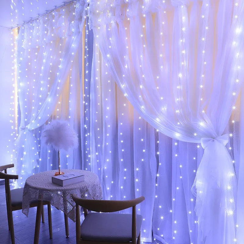 The Curtain of Dreams — USB Fairy Light Curtain Garland With Remote for Instant Ambiance ✨💤