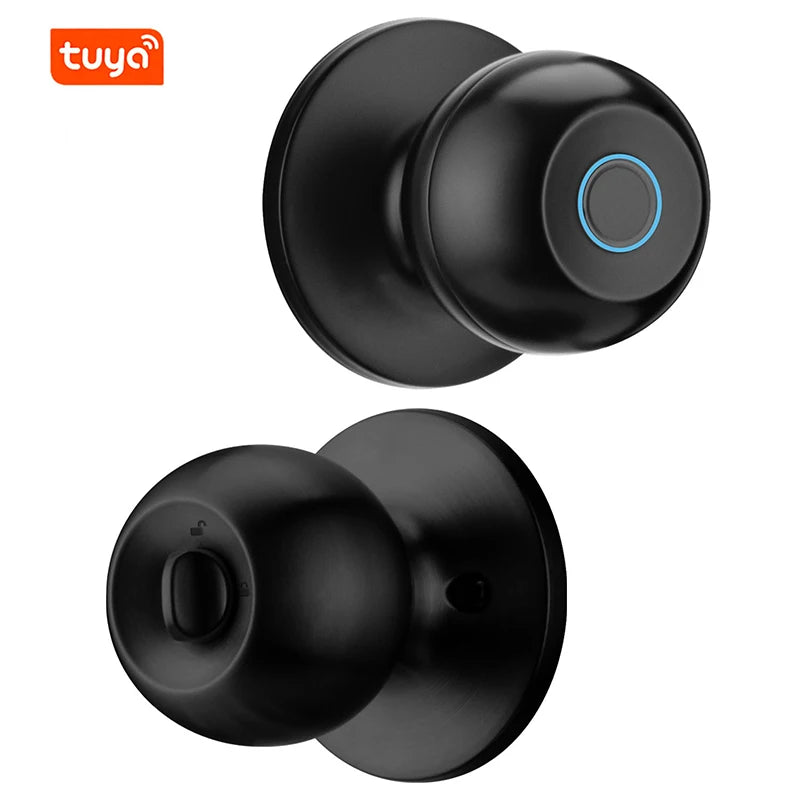 The Smart Entry — Fingerprint Door Lock With Backup Key for Seamless Access 🔐✨