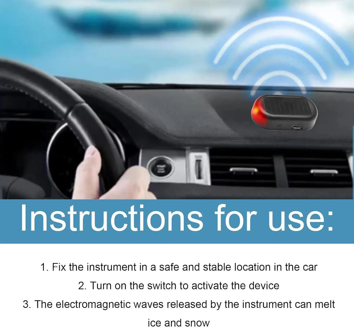 The Ice Age Ender — Electromagnetic Car Snow & Ice Removal Device for Effortless Winter Mornings ❄️🚗