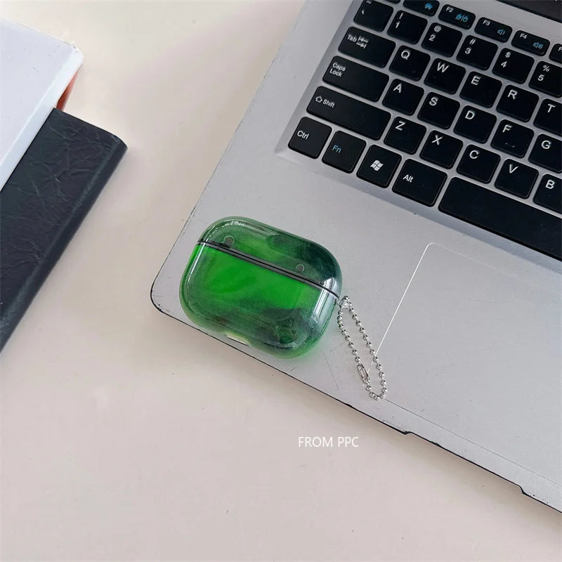 The Glow Pod — Luminous Quicksand AirPods Case That Moves With You ✨