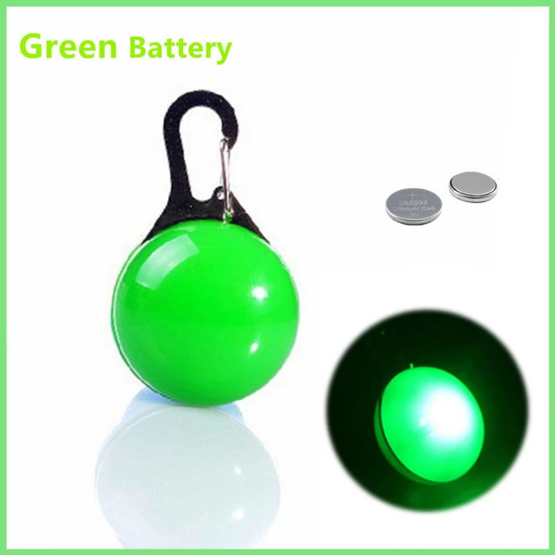 The Glow Up Collar — LED Luminous Dog Collar with Glitter Pendant, USB or Battery 🐕✨