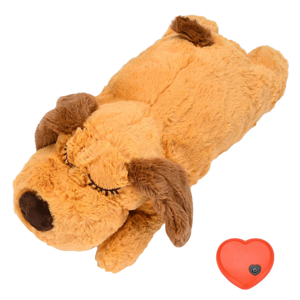 The Heartbeat Buddy — Anxiety Relief Plush Toy for Dogs & Cats 💞