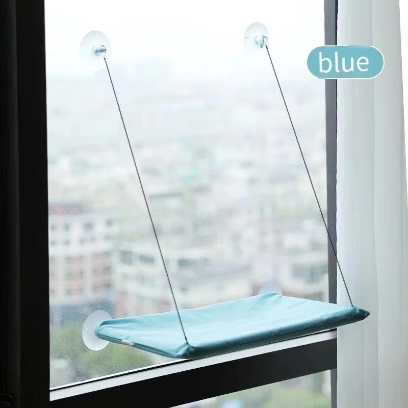 The Sky Lounge — Suction Cup Window Hammock Bed for Cats 🐈✨