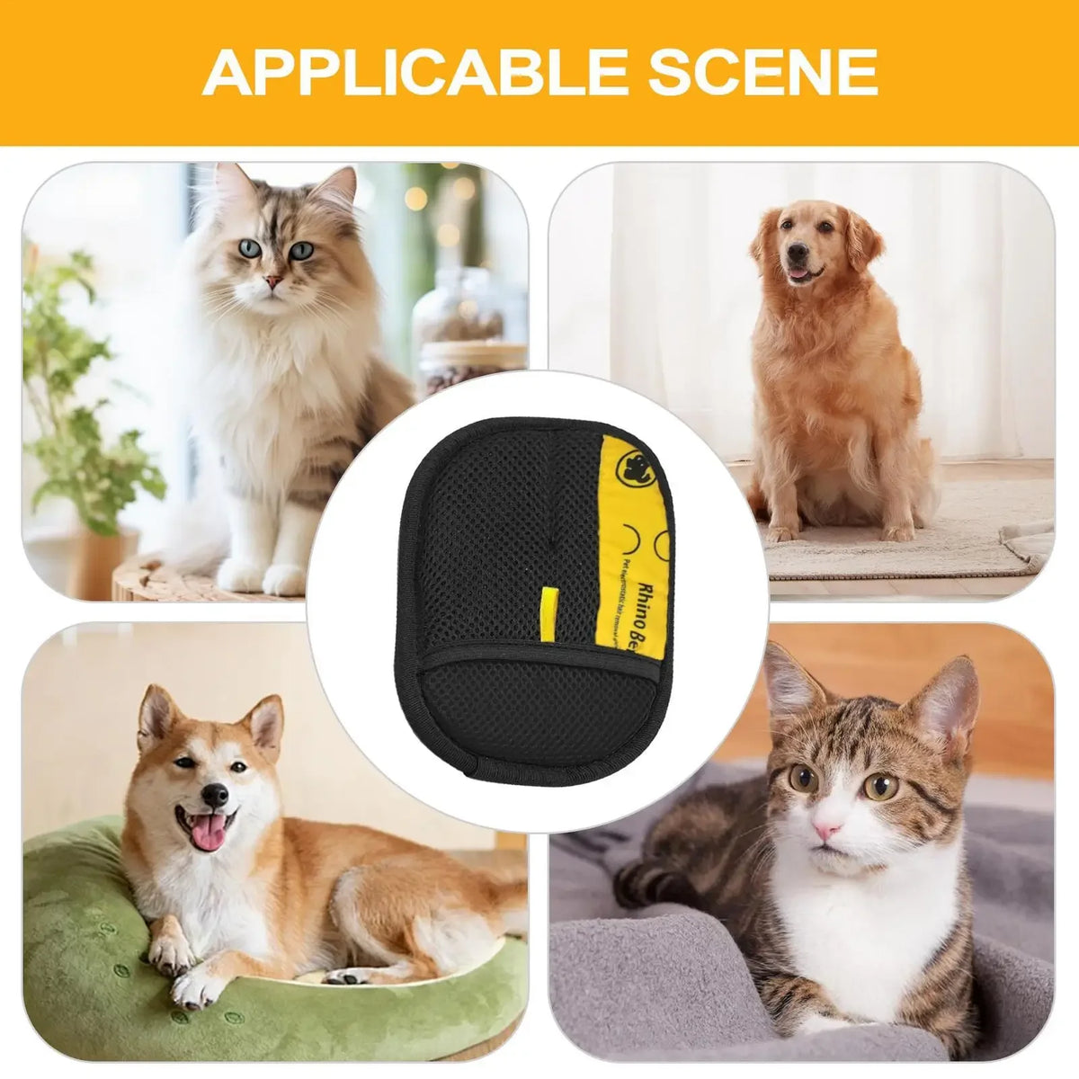 The Fur Fighter Glove — Electrostatic Pet Hair Remover for Sofas, Carpets & Clothes 🐱✨