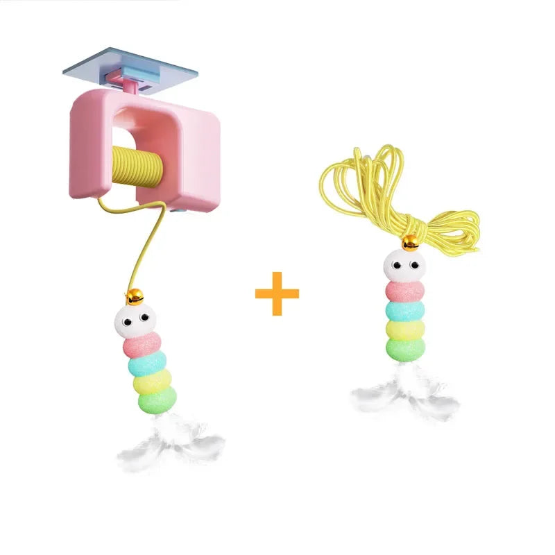 The Pounce Palace — Interactive Electric Cat Toy with Hanging Ball & Surprise Doors 🐱⚡