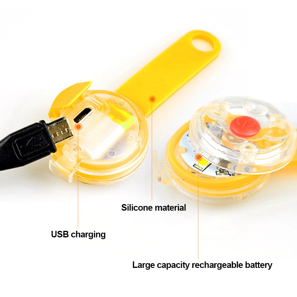 The Night Light Tag — USB Rechargeable LED Safety Pendant for Dogs & Cats 🐕💡