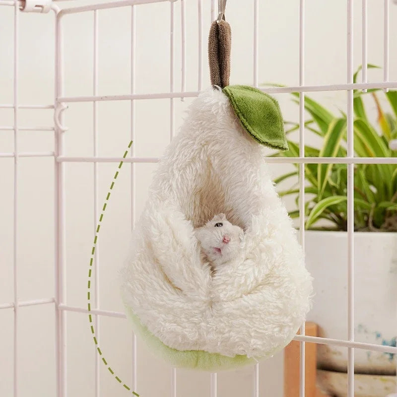 The Snuggle Hammock — Plush Hanging Nest for Hamsters, Parrots & Small Pets 🐹🦜