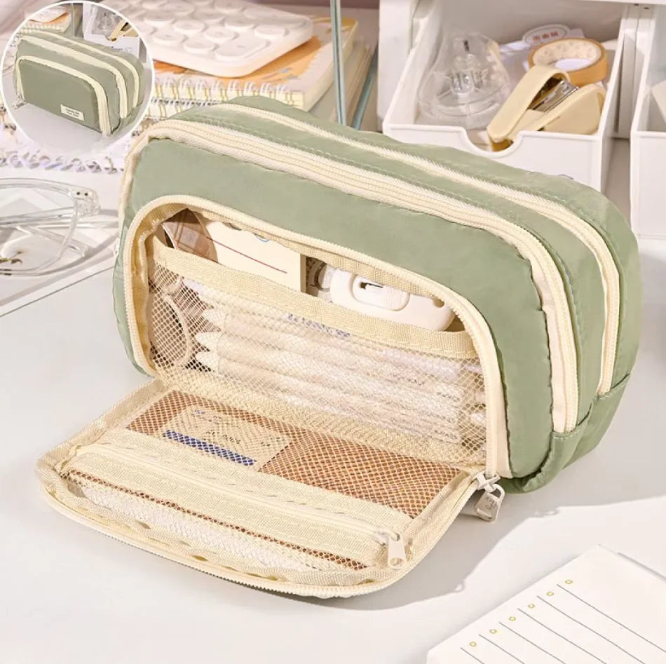 The Pencil Palace — Large-Capacity Multi-Layer Pencil Case for the Organised Slay 🖨️💜