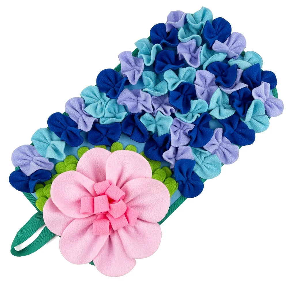 The Bloom Forager — Interactive Floral Feeding Mat for Rabbits, Guinea Pigs & Small Pets 🌸🐇