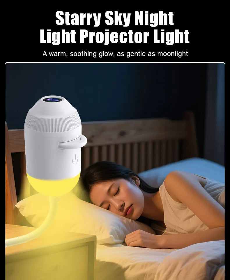 The Galaxy Ride — USB Starry Sky Projector Light for Car & Bedroom Vibes 🌌✨