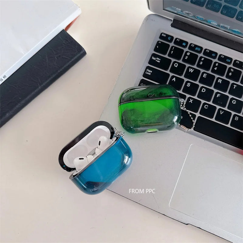 The Glow Pod — Luminous Quicksand AirPods Case That Moves With You ✨