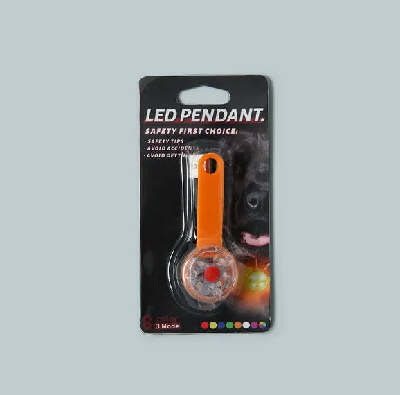 The Night Light Tag — USB Rechargeable LED Safety Pendant for Dogs & Cats 🐕💡