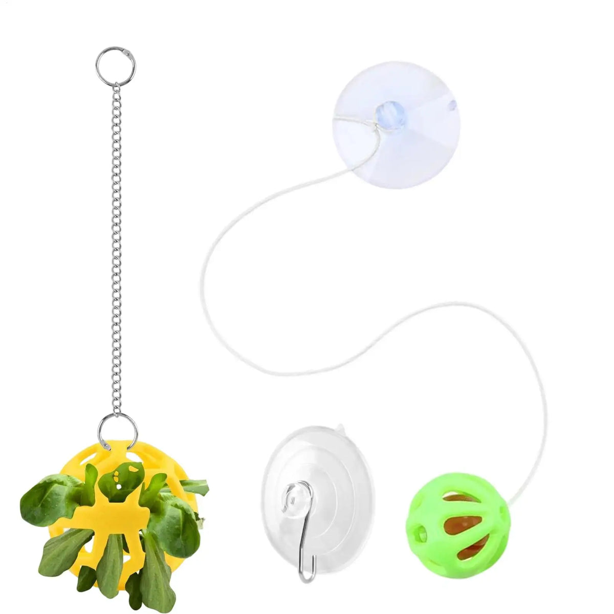 The Dragon Bell Set — Suction Cup Enrichment & Feeding Toy for Bearded Dragons & Geckos 🦎🔔