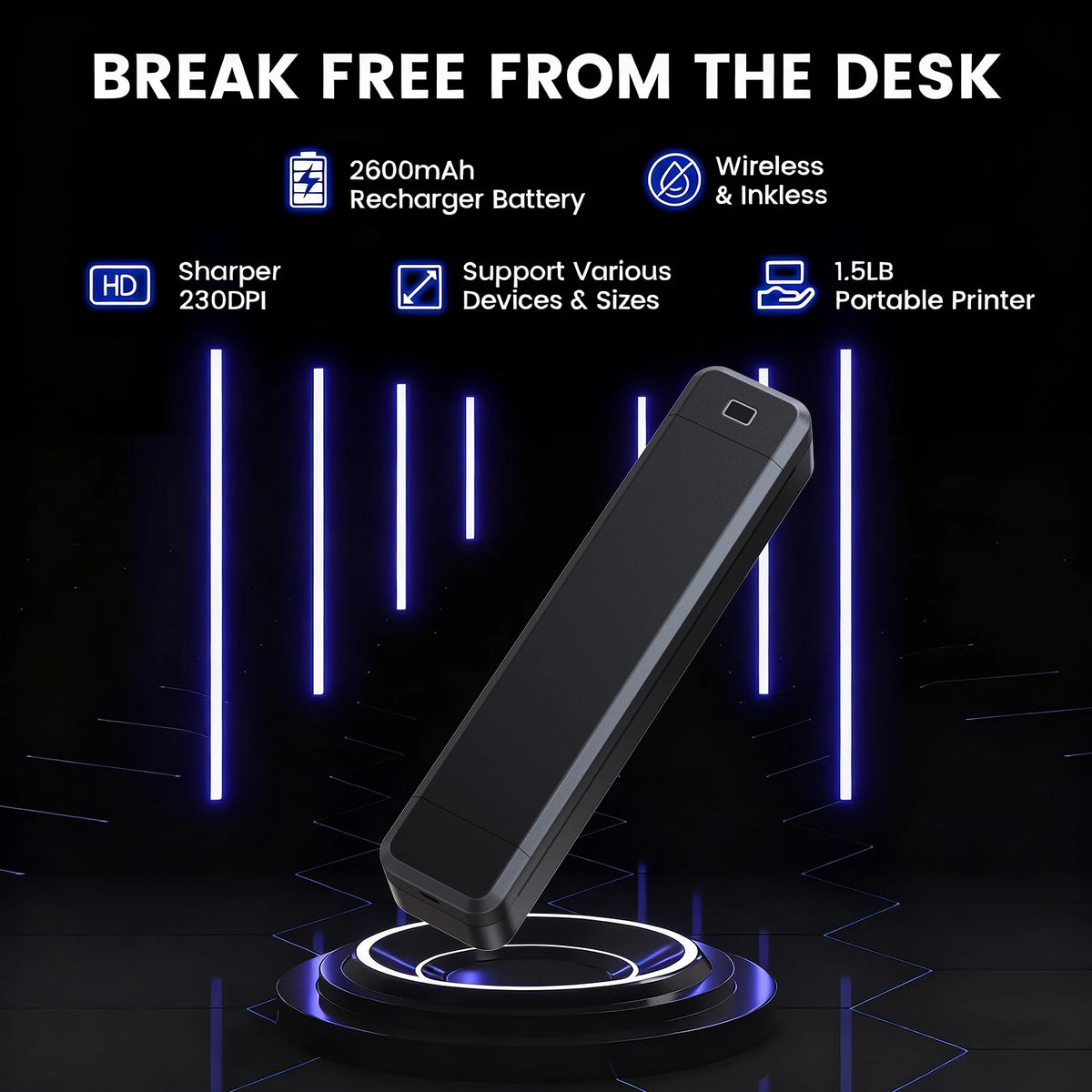 The Print Royale — Marklife X8 Mini Thermal Printer for Labels, Photos & On-the-Go Printing 🖨️✨