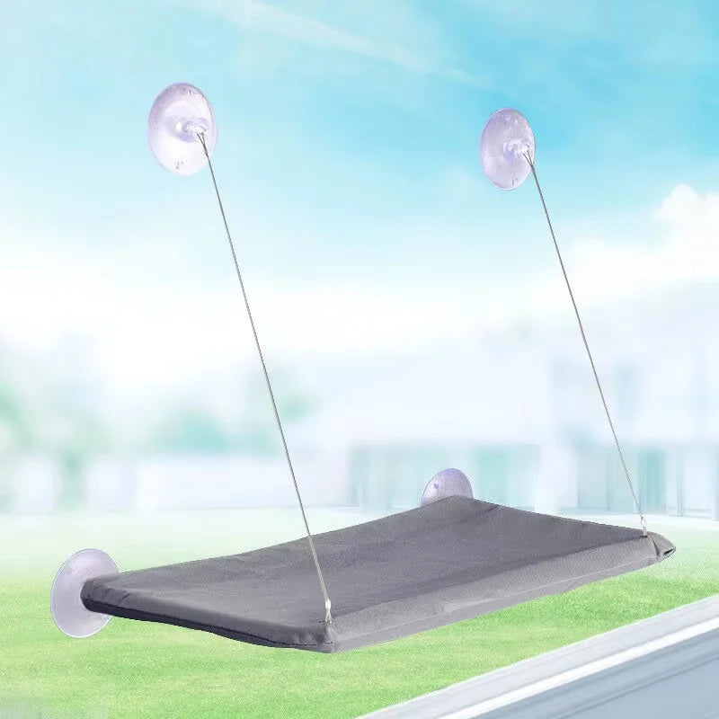 The Sky Lounge — Suction Cup Window Hammock Bed for Cats 🐈✨